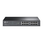 TP-Link TL-SG1016PE network switch Managed L2 Gigabit Ethernet (10/100/1000) Power over Ethernet (PoE) Black