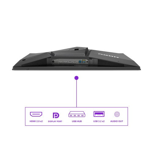 AOC AGON PRO AG276QZD2 computer monitor 67.3 cm (26.5") 2560 x 1440 pixels Quad HD QD-OLED Grey