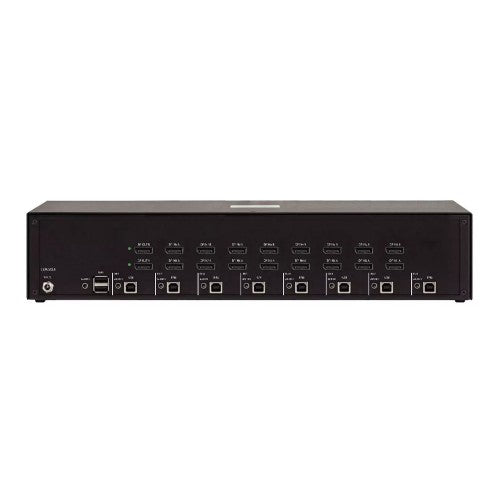 StarTech.com Secure 8-Port Dual-Monitor KVM Switch, DisplayPort, 4K 30Hz, NIAP 4.0 Desktop KVM, Metal Housing, Made in the USA