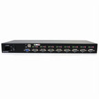 StarTech.com 8 Port Rackmount USB VGA KVM Switch w/ Audio (Audio Cables Included) - TAA
