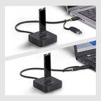 StarTech.com USB-C/USB-A to M.2 NVMe Dock Adapter, 10Gbps, Tool-Free External M.2 NVMe SSD Reader, B+M/M-Key