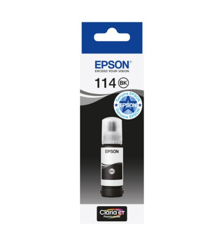 Epson C13T07A140/114 Ink bottle black pigmented, 6.7K pages 2300 Photos 70ml for Epson ET-8500