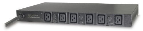APC Basic Rack PDU AP7526 power distribution unit (PDU) 6 AC outlet(s) 1U Black