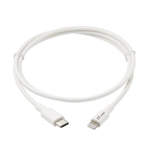 Tripp Lite M102-003-WH USB-C to Lightning Sync/Charge Cable (M/M), MFi Certified, White, 3 ft. (0.9 m)