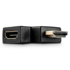 Lindy HDMI 90 Degree Right Angled Adapter, Black