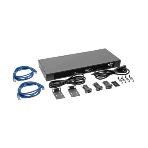 Tripp Lite 16-Port Console Server, USB Ports (2) - Dual GbE NIC, 4 Gb Flash, Desktop/1U Rack, TAA