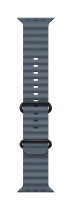 Apple Titanium Finish Band Blue Fluoroelastomer, Titanium
