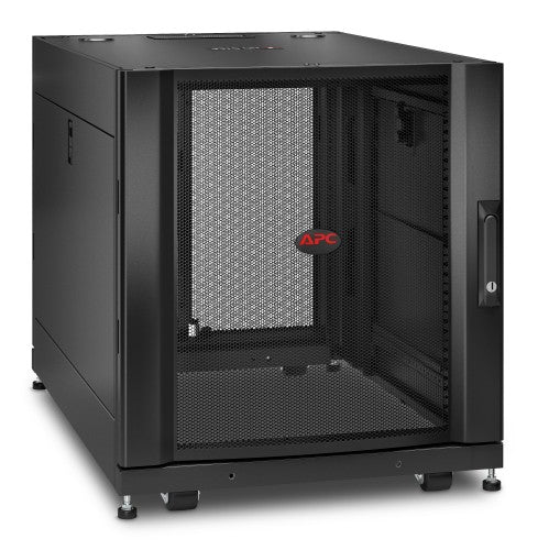 APC NetShelter SX, Server Rack Enclosure, 12U, Black, 658H x 600W x 900D mm