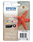 Epson C13T03U54010/603 Ink cartridge multi pack C,M,Y, 3x130 pages ISO/IEC 24711 7.2ml Pack=3 for Epson XP 2100
