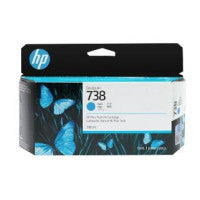 HP 498N5A/738 Ink cartridge cyan 130ml for HP DesignJet T 850/950