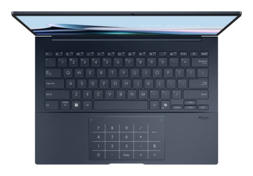 ASUS Zenbook 14 UX3405CA-QL619X Intel Core Ultra 7 255H Laptop 35.6 cm (14") WUXGA 32 GB LPDDR5x-SDRAM 512 GB SSD Wi-Fi 7 (802.11be) Windows 11 Home Blue QWERTY UK English