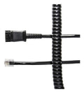 V7 BL-04S+P telephone cable 2 m Black