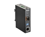 D-Link 100/1000 Mbps to SFP Industrial Media Converter with -40 to 70 °C operating range