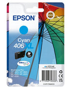 Epson C13T17H24010/406XL Ink cartridge cyan high-capacity, 1.2K pages 12.5ml for Epson  WF-3920
