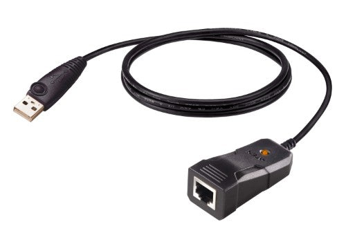 ATEN UC232BF serial cable Black 1.2 m USB Type-A RJ-45