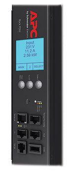 APC Rack PDU 2G, Metered by Outlet with Switching, ZeroU, 11.0kW, 230V, (21) C13 & (3) C19