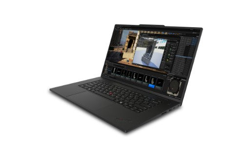 Lenovo ThinkPad P1 Gen 7 Intel Core Ultra 9 185H Mobile workstation 40.6 cm (16") WQXGA 32 GB LPDDR5x-SDRAM 1 TB SSD NVIDIA RTX 2000 Ada Wi-Fi 7 (802.11be) Windows 11 Pro UK English Black