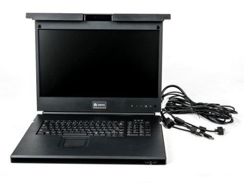 Vertiv Avocent LRA185KMM-001 rack console 48.3 cm (19") 1366 x 768 pixels Plastic, Steel Black 1U