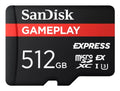 SanDisk GamePlay Express microSD 512GB UHS-I Class 10