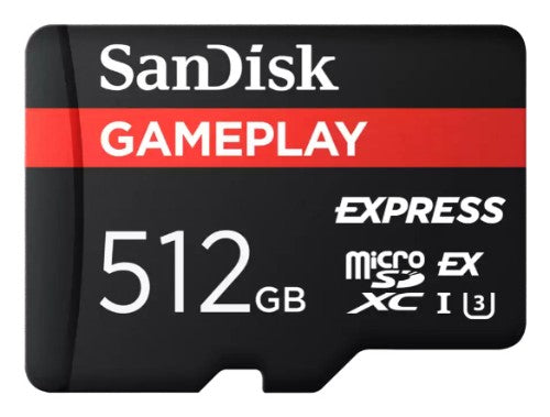 SanDisk GamePlay Express microSD 512GB UHS-I Class 10