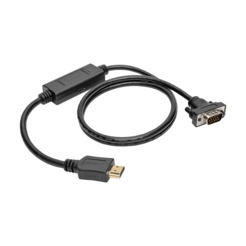 Tripp Lite P566-010-VGA HDMI to VGA Active Adapter Cable (HDMI to Low-Profile HD15 M/M), 10 ft. (3.1 m)