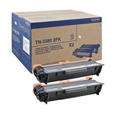 Brother TN-3380TWIN Toner-kit high-capacity twin pack, 2x8K pages ISO/IEC 19752 Pack=2 for Brother HL-5450/6180