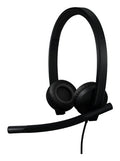 Logitech H570E Headset Wired Head-band Office/Call center USB Type-C Black