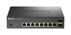 D-Link 10-Port Multi-Gigabit Smart Managed PoE+ Switch including 8 x 2.5G PoE+ Ports