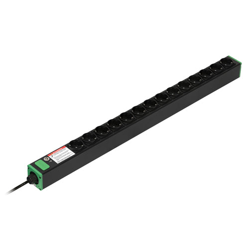 APC Easy Rack PDU, Basic, Vertical, 1 Phase, 3.7kW, 230V, 16A, 14 x SCHUKO outlets, SCHUKO 16A
