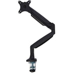 StarTech.com Desk Mount Monitor Arm - Heavy Duty Ergonomic VESA Monitor Arm - Single 32" (19.8lb/9kg) Display - Full Motion, Height Adjustable, Articulating - Aluminum - C-Clamp/Grommet- Black