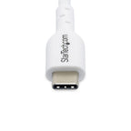 StarTech.com 3ft (1m) USB-C Charging Cable, Charge & Sync, 60W (3A) PD, USB 2.0 Laptop Charger Cable - White USB C Charging Cord