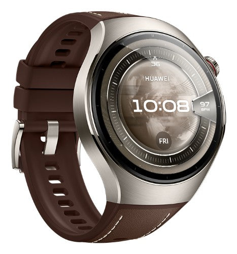 Huawei WATCH 5 3.51 cm (1.38") AMOLED 46 mm Digital 466 x 466 pixels Touchscreen Silver GPS (satellite)