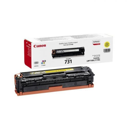 Canon 6269B002/731Y Toner cartridge yellow, 1.5K pages ISO/IEC 19798 for Canon LBP-7110/MF 620