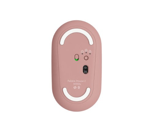 Logitech Pebble 2 M350s mouse Travel Ambidextrous RF Wireless + Bluetooth Optical 4000 DPI