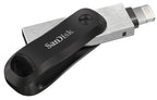 SanDisk iXpand USB flash drive 64 GB USB Type-A / Lightning 3.2 Gen 2 (3.1 Gen 2) Black, Silver