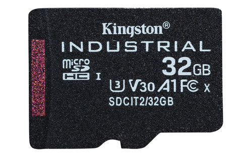 Kingston Technology 32GB microSDHC Industrial C10 A1 pSLC Card Single Pack w/o Adapter