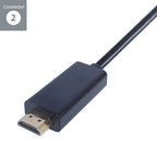 connektgear 2m USB 3.1 Connector Cable Type C male to HDMI male