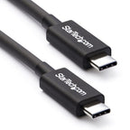StarTech.com 2m (6.6ft) Thunderbolt 3 Cable, 20Gbps, 100W PD, 4K, Thunderbolt Certified, Compatible with Thunderbolt 4/USB 3.2/DisplayPort