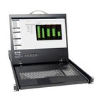 Tripp Lite B070-008-19 NetCommander 8-Port Cat5 1U Rack-Mount Console KVM Switch with 19-in. LCD