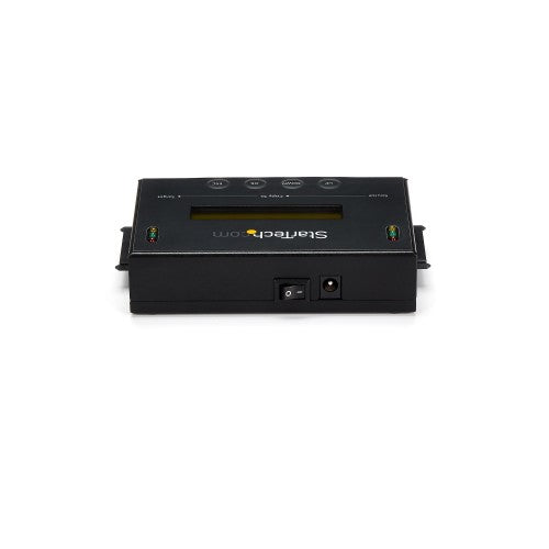 StarTech.com 1:1 Standalone Hard Drive Duplicator & Eraser, SATA HDD / SSD Disk Cloner / Copier / Wiper / Sanitizer, Drive Cloning / Recovery Tool, LCD Display, TAA Compliant - OS Independent