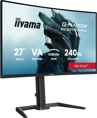 iiyama G-MASTER GCB2784HSU-B1 computer monitor 68.6 cm (27") 1920 x 1080 pixels Full HD LCD Black