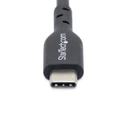 StarTech.com 10ft (3m) USB-C Charging Cable, Charge & Sync, 60W (3A) PD, USB 2.0 Laptop Charger Cable, TPE Jacket - Black USB C Charging Cord