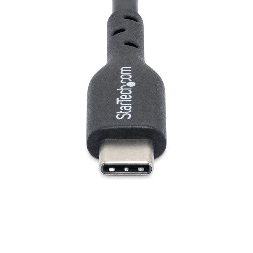 StarTech.com 10ft (3m) USB-C Charging Cable, Charge & Sync, 60W (3A) PD, USB 2.0 Laptop Charger Cable, TPE Jacket - Black USB C Charging Cord