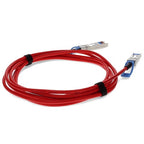 AddOn Networks Cisco Compatible TAA Compliant 25GBase-CU SFP28 Direct Attach Cable (Passive Twinax, 1m, Red)