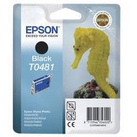 Epson C13T04814010/T0481 Ink cartridge black, 450 pages ISO/IEC 24711 13ml for Epson Stylus Photo R 300
