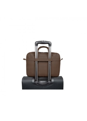 Port Designs Zurich Toploading notebook case 39.6 cm (15.6") Briefcase Brown