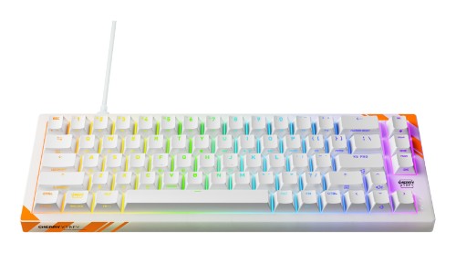 CHERRY K5 PRO TMR COMPACT keyboard Gaming USB QWERTY US English Orange, White