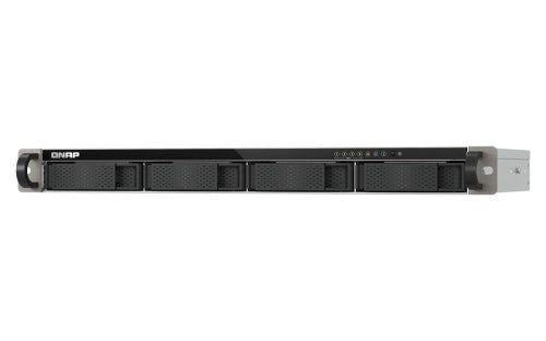 QNAP TS-432XeU NAS Rack (1U) 4 GB DDR4 0 TB QNAP QTS Black, Grey