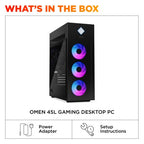 OMEN by HP 45L GT22-3003na Intel Core Ultra 9 285K 64 GB DDR5-SDRAM 4 TB SSD NVIDIA GeForce RTX 5090 Windows 11 Home Tower PC AI PC Black