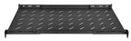 Intellinet 19" Fixed Shelf (adjustable), 1U, 750mm shelf depth, 750 to 950mm adjustable rail depth, Max 20kg, Black, Lifetime warranty